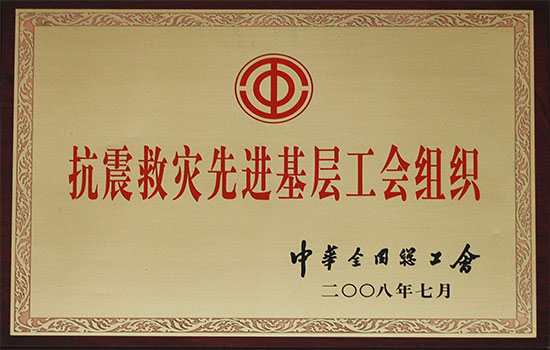 抗震救災先進基層工會組織